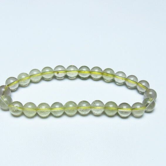 リビアングラス ブレスレット 7mm 一点物 おまかせ便 199-809