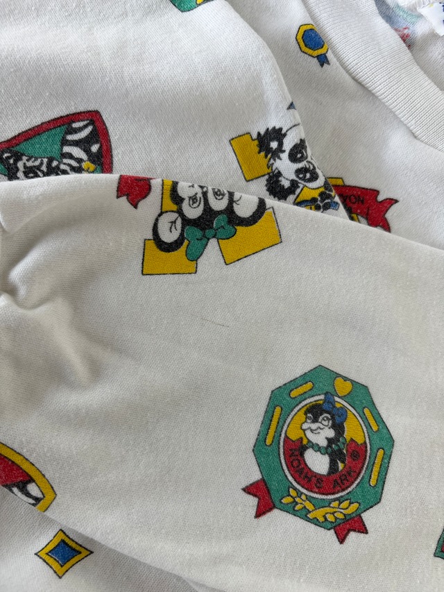 【4-5T相当・vintage】USA製　アニマル　ロンtee