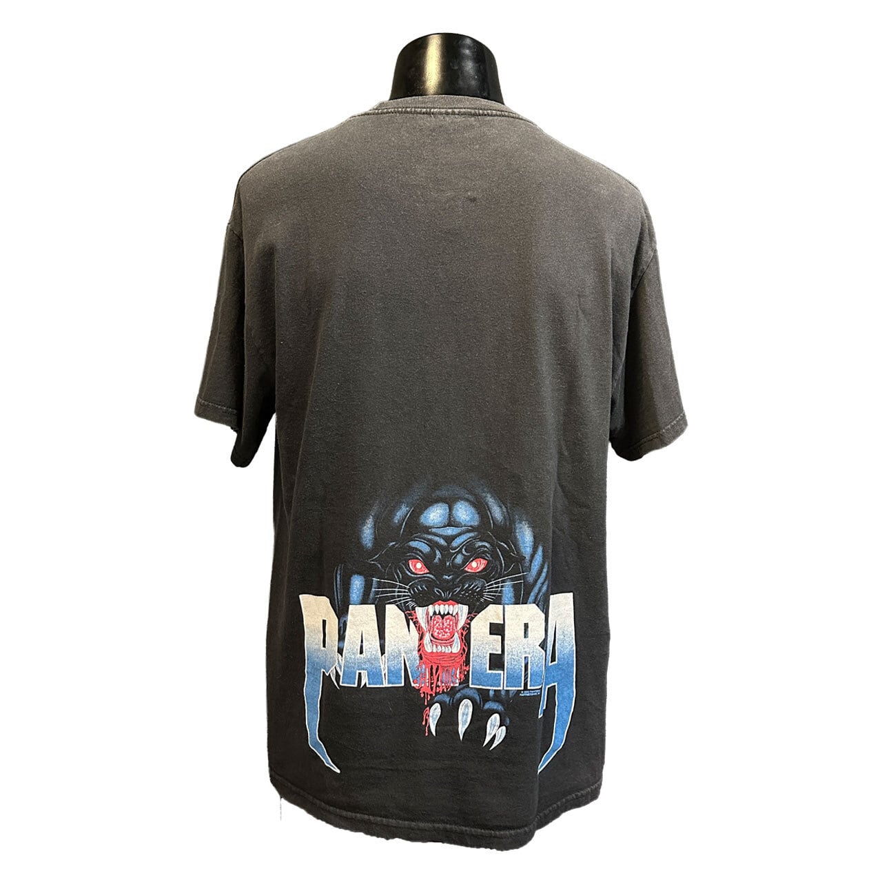 90s ブラックパンサー tシャツ vintage アニマル ブラック PANTERA】パンテラ ブラックパンサー Vintage Tシャツ L相当