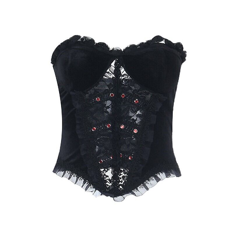 Lace corset bustier r0188