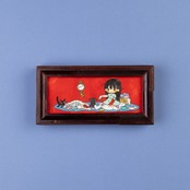 < かにわに > 原画作品「決まらないくつした」