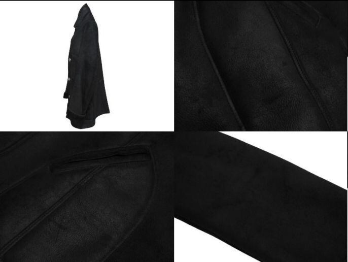 CHROME HEARTS クロムハーツ RNCH SHRLNG VJ ムートンコート