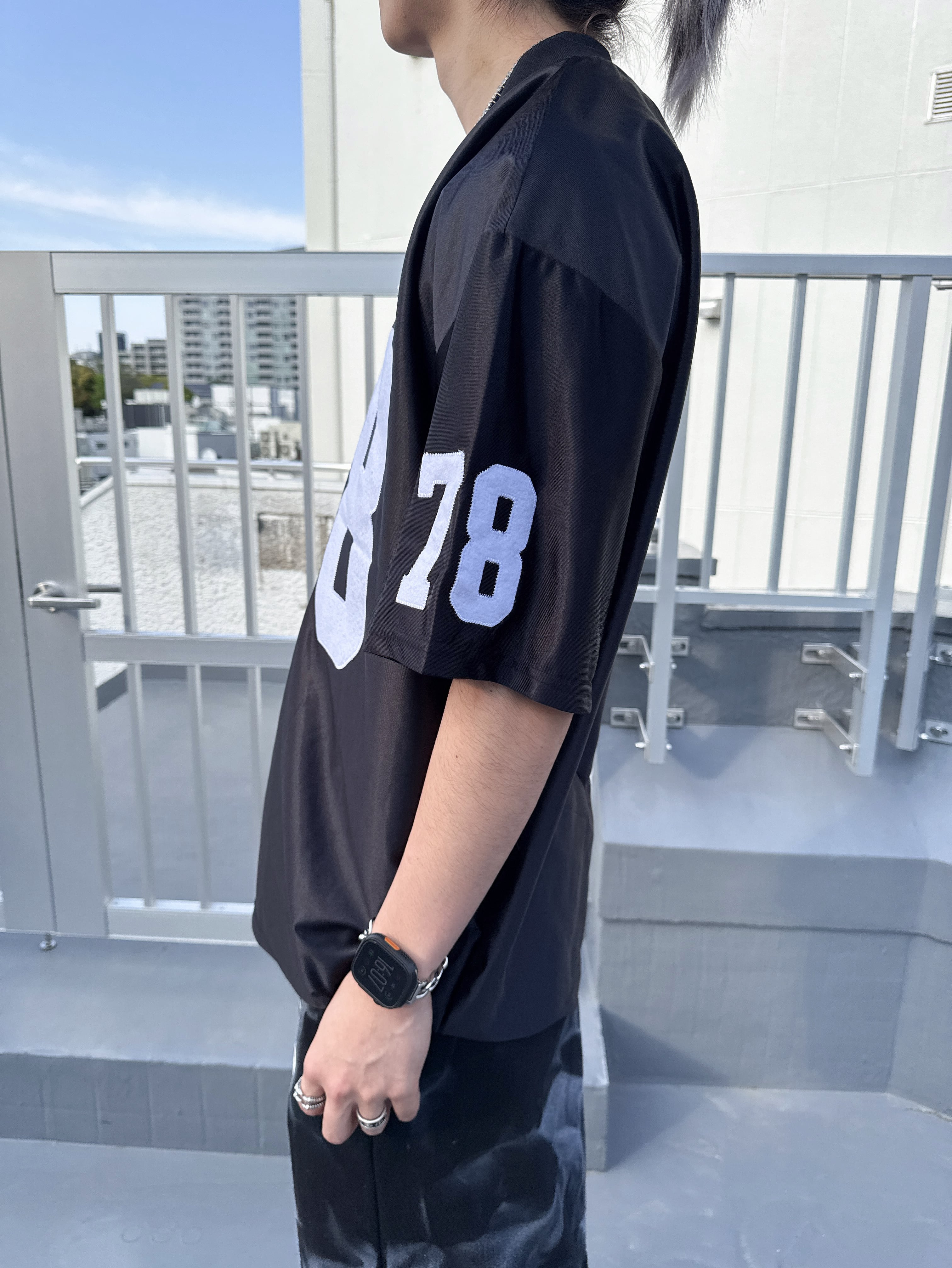 88ロングストリートTシャツ ストリート グランジ | 韓国系ユニセックス