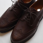 Tomo&Co  WING TIP  BROWN SHRINK TMTK-S-0029SH