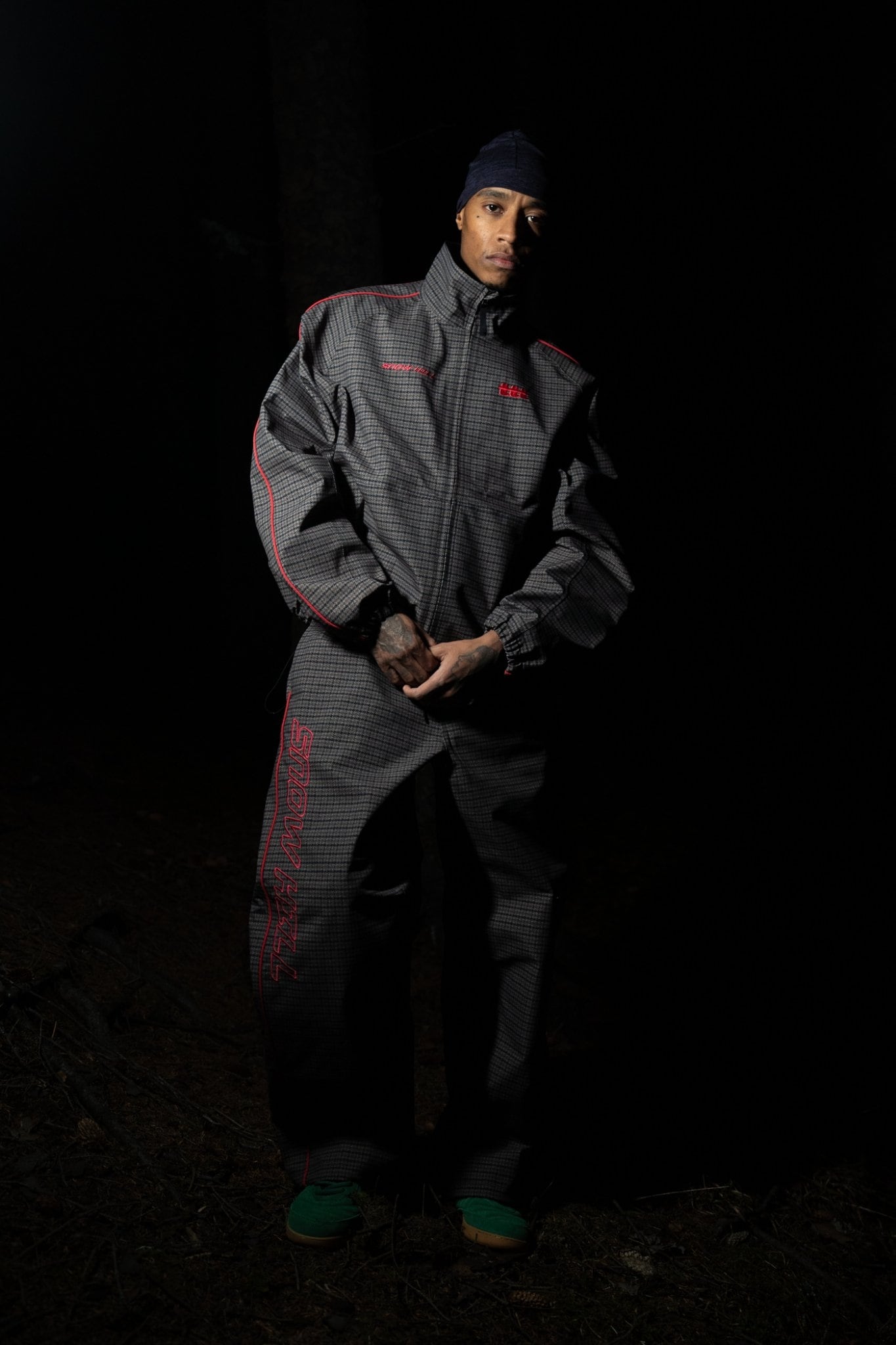 TTTMSW×SNOW HILL 3layer Track pants（BROWN CHECK） | TTTMSW