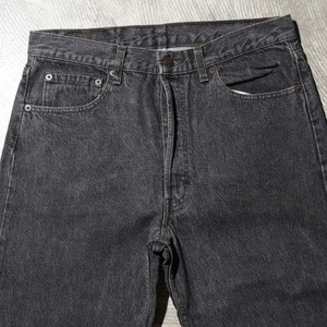 34×34 Levi’s 501-0658 93年 先染めブラックデニムパンツ リーバイス