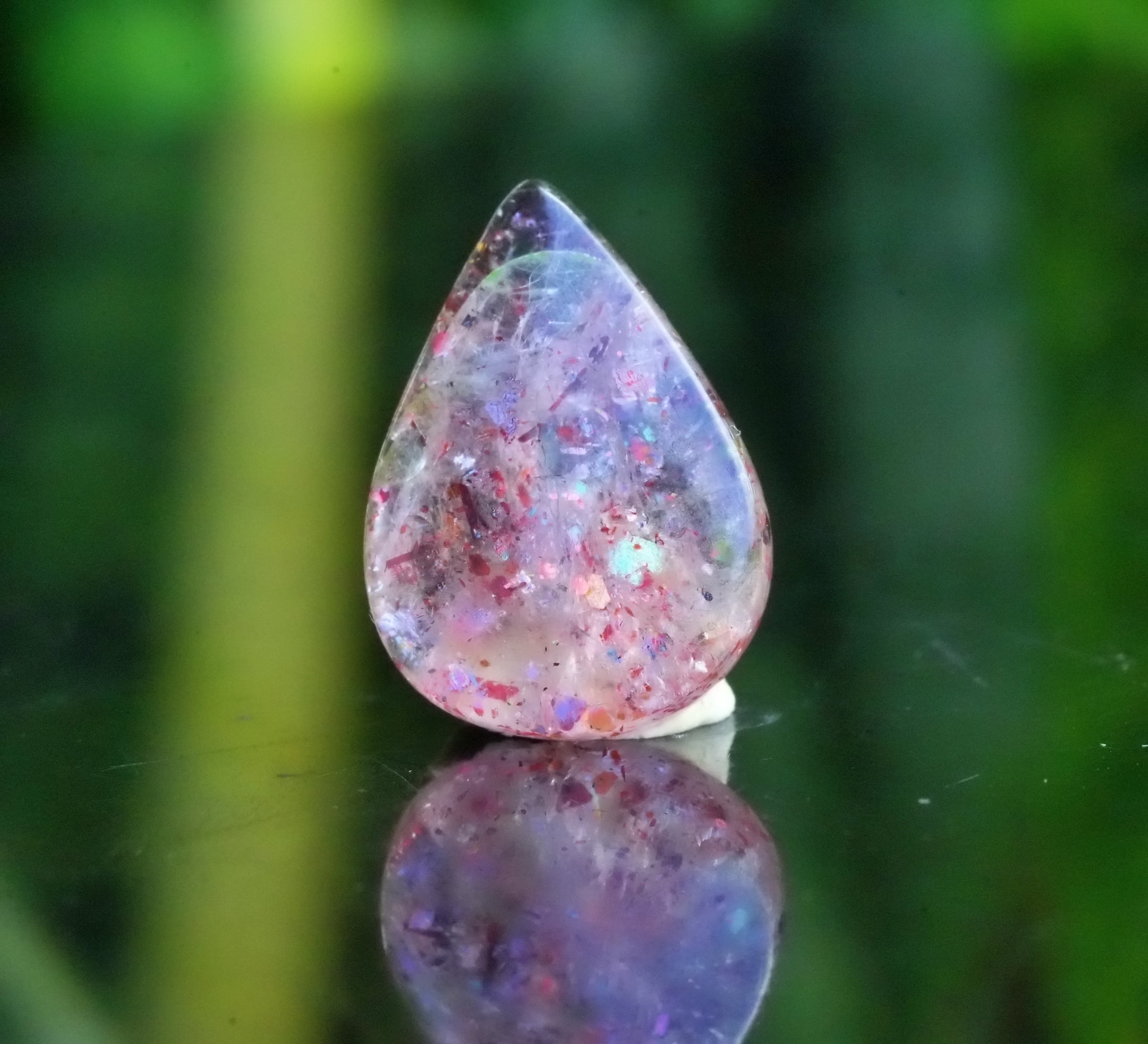 レピドなピンク☆コンフェッティサンストーン☆s1567 | Funky garuda