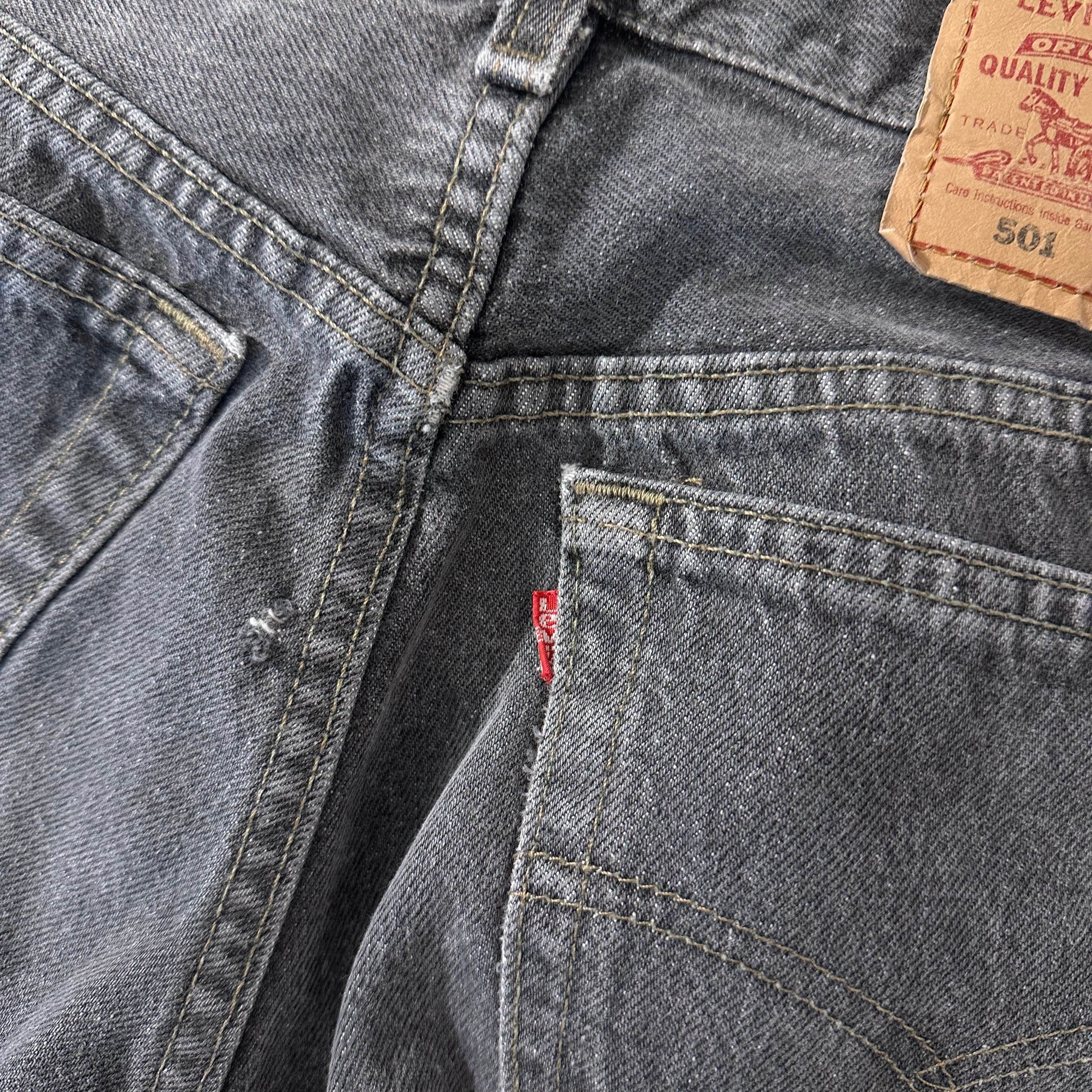 90s LEVIS 501 YARN DYED BLACK DENIM (31×30) | BerBerJin Yuhodo