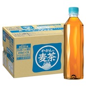 コカ・コーラ やかんの麦茶 from 爽健美茶 ラベルレス 410mlPET ×24本