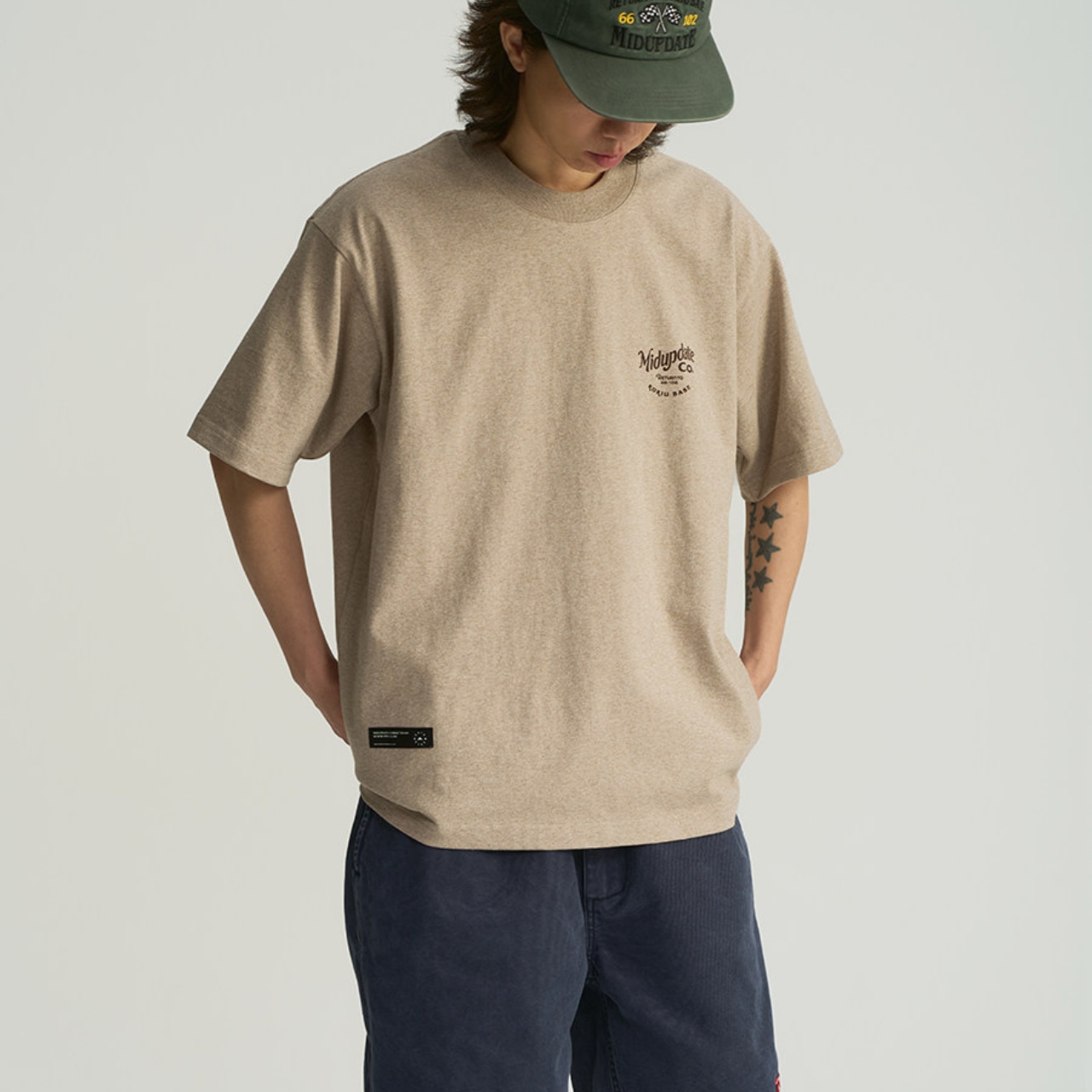 コンバットサークルロゴ・ヴィンテージTEE A2101 - 15