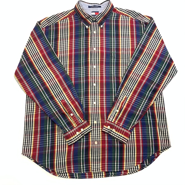 8484 8479 TOMMY HILFIGER 長袖シャツ タータン 2XL