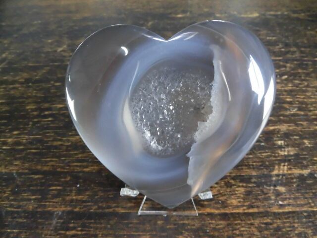 【瑪瑙カービング】　ハート瑪瑙　no.1