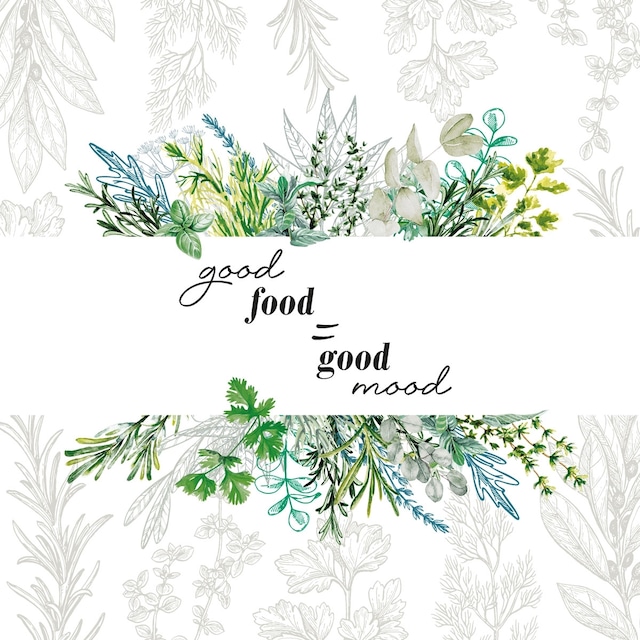 【Nouveau】バラ売り1枚 ランチサイズ ペーパーナプキン Good food good mood ホワイト