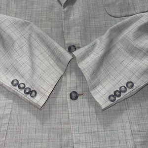 vintage 1950’s peppermint green color nep plaid fabric rayon mix set-up suits