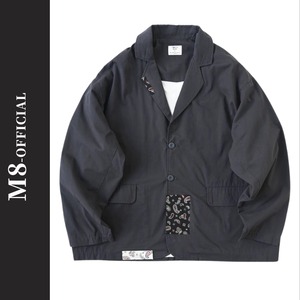 oversize patchwork jacket 1color M0585