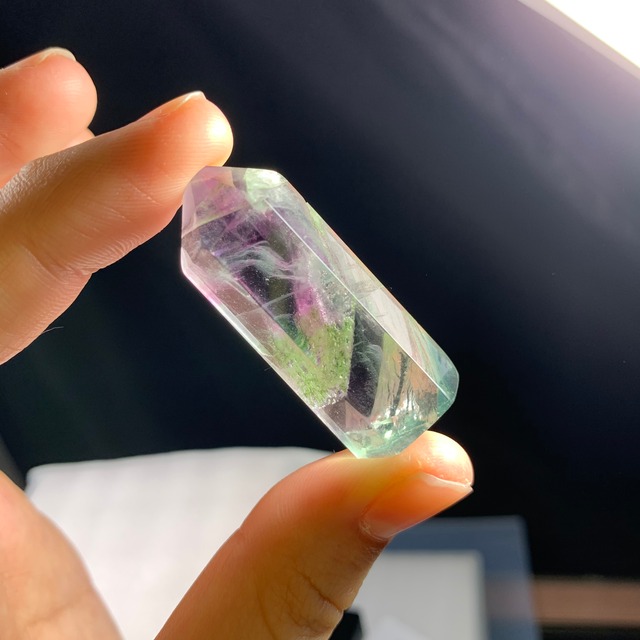 15 透明度抜群★超透明フローライトポイント