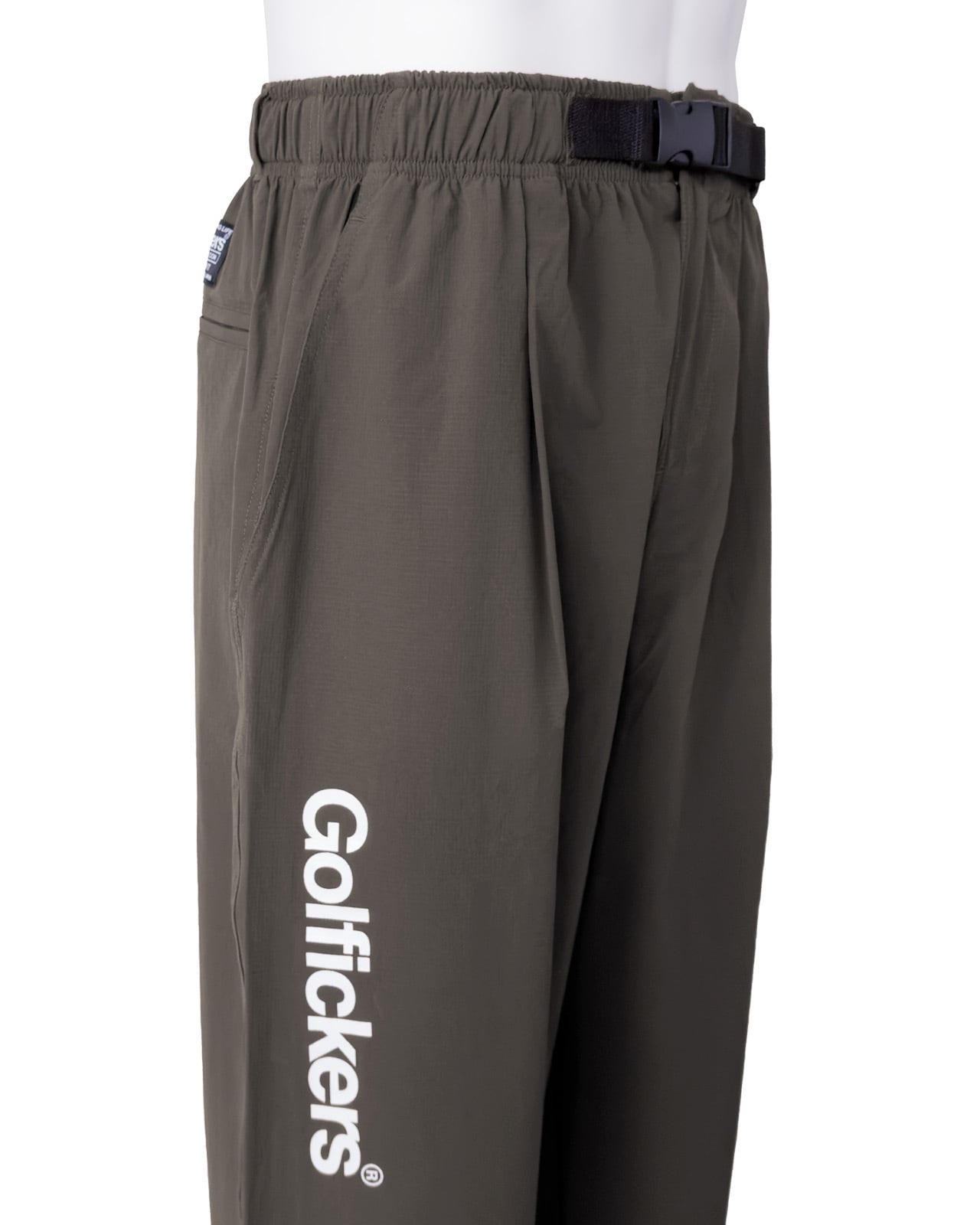 HOLE 602] Stretch Nylon Pants -Olive- | Golfickers
