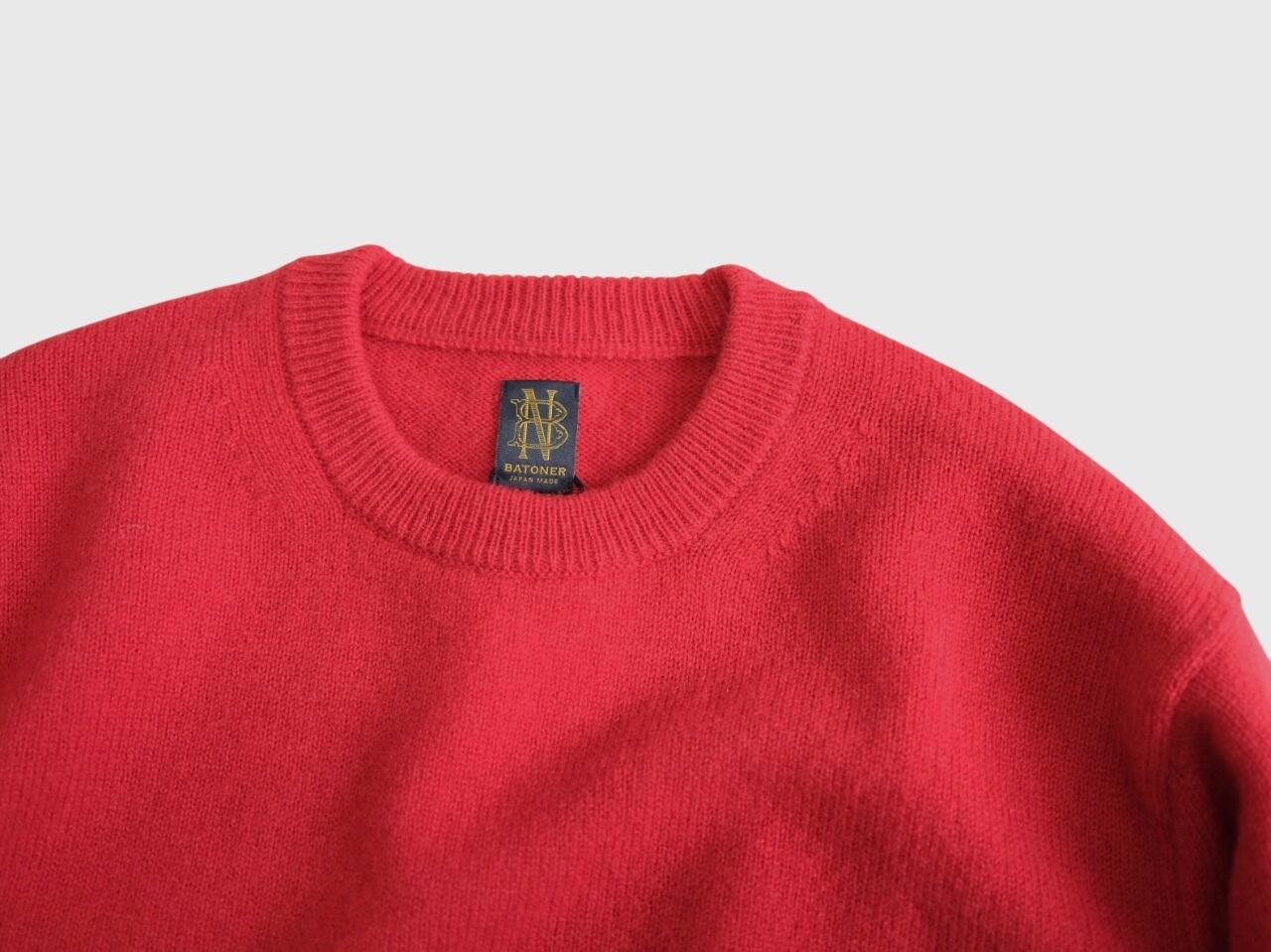 BATONER 25AW BLUEFACE CREW NECK サイズ2