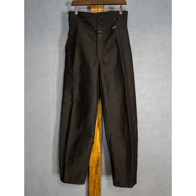 "Le Laboureur" French Work Black Moleskin Trousers, Mint Condition!!