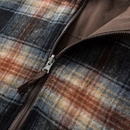 Stand Collar Oversized Hip-Length Jacket ◇H0949