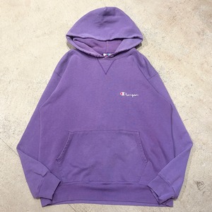 1990s CHAMPION SWEAT PARKA FADE PURPLE USA