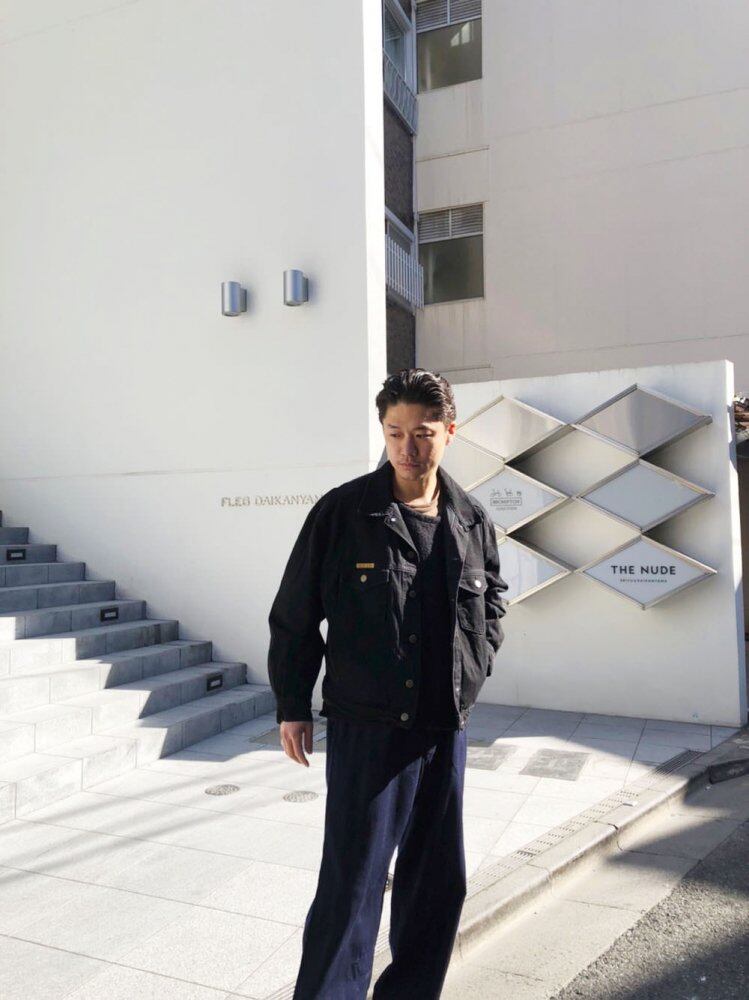 PRISON BLUES] Vintage Black Denim Jacket [1990s] Vintage Denim