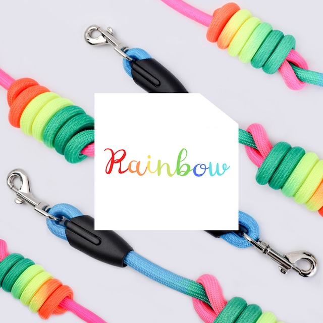 Rainbow Colored Rope Harness