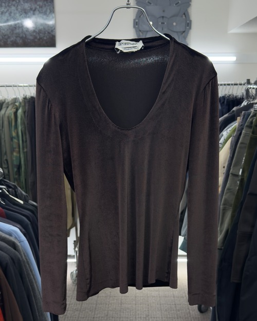 1990s SPORT MAX VELVET TOP