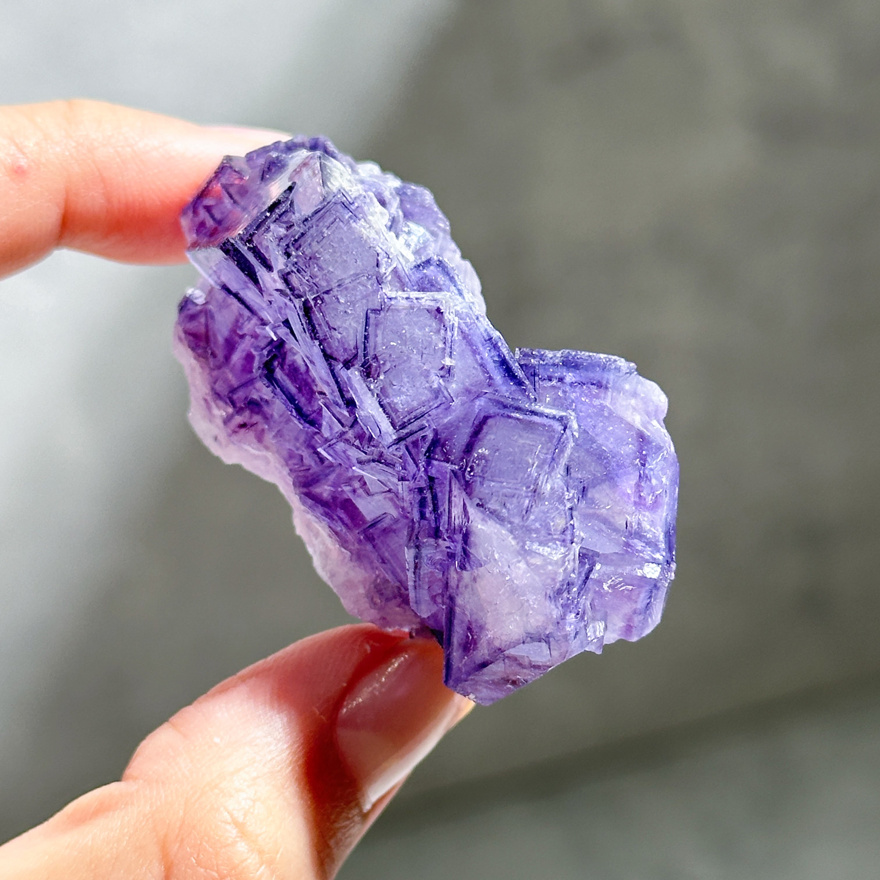 蛍光◎ヤオガンシャン産フローライト 原石03◇ Fluorite From