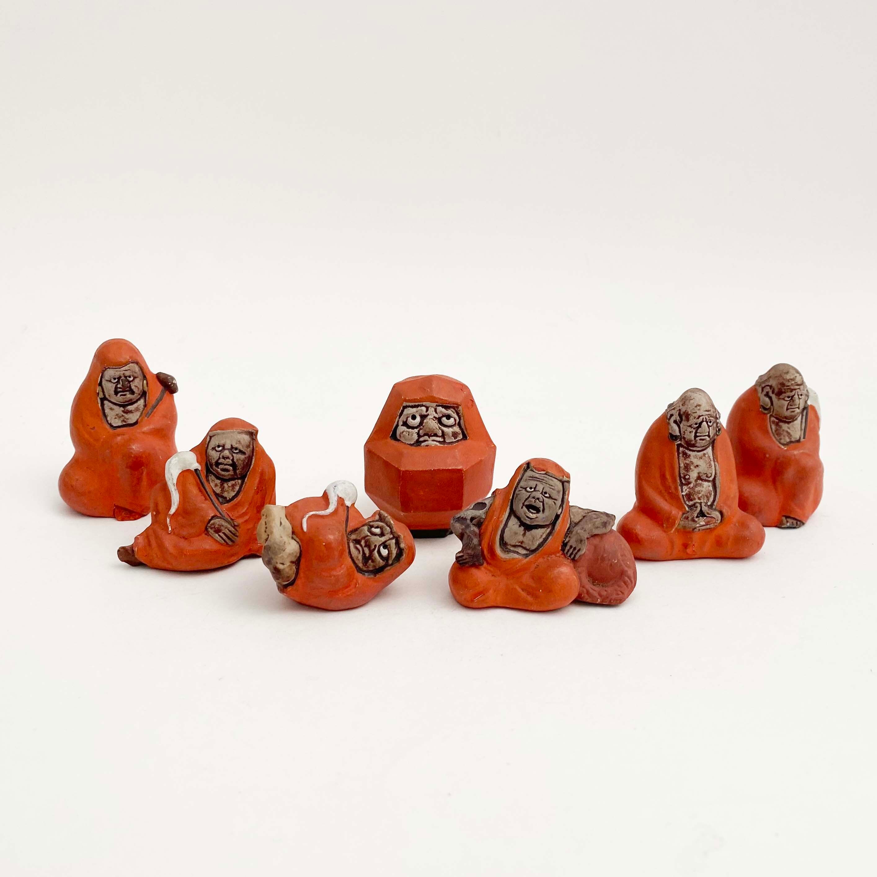 ビンテージ ミニだるま（7体セット）