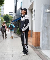 【#Re:room】SATIN SWITCHING TRACK JACKET［REJ105］