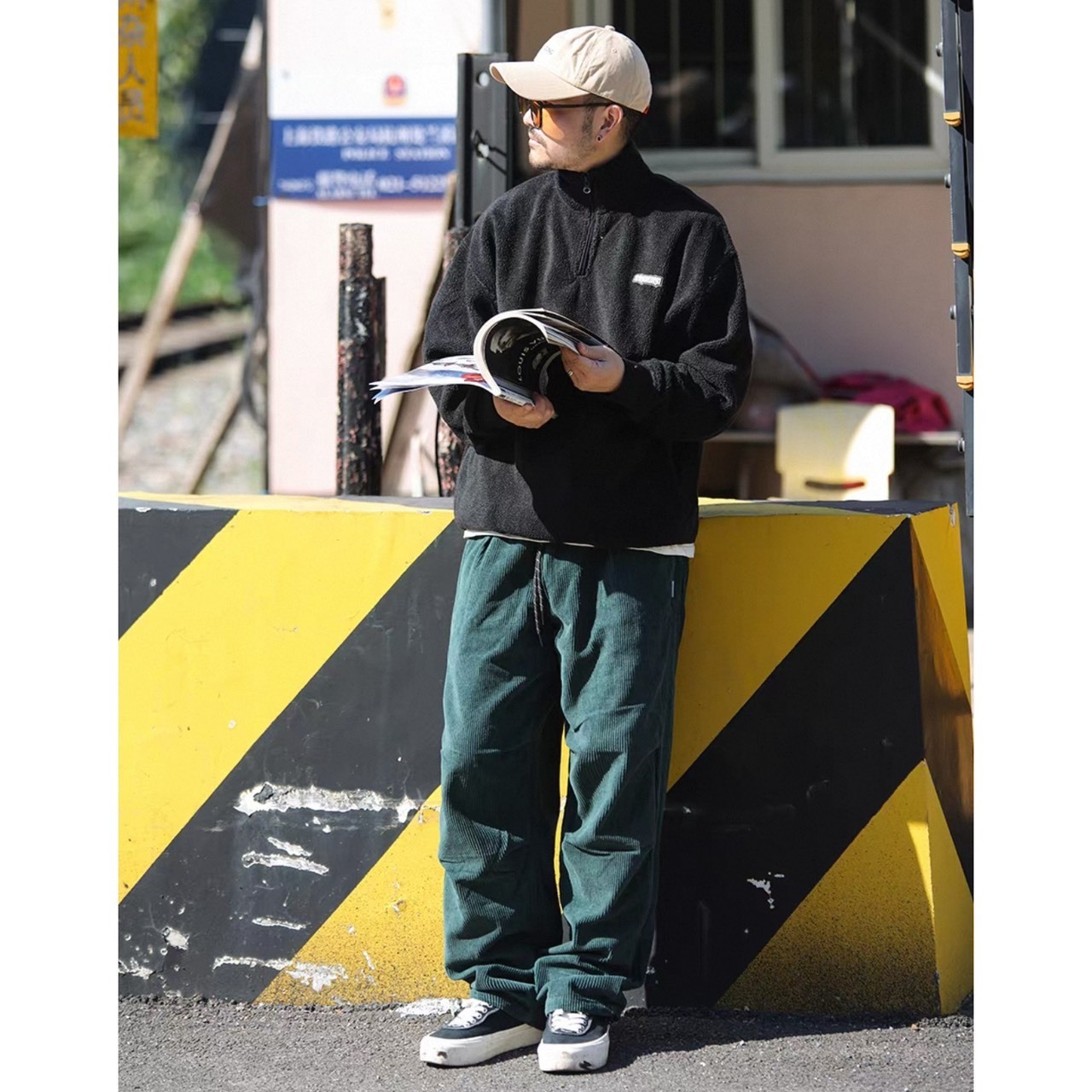 Half zip fleece pullover 1189 - 2