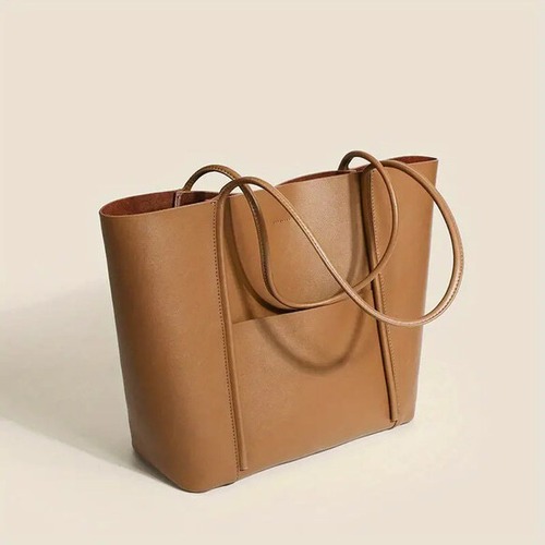 大容量バック レディースバック ブラウン トートバック レザー ボディバック 仕事カバン