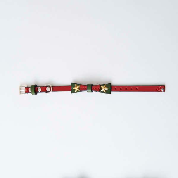 ロック☆リボンカラーA 12mm幅（首周り19～23cm）