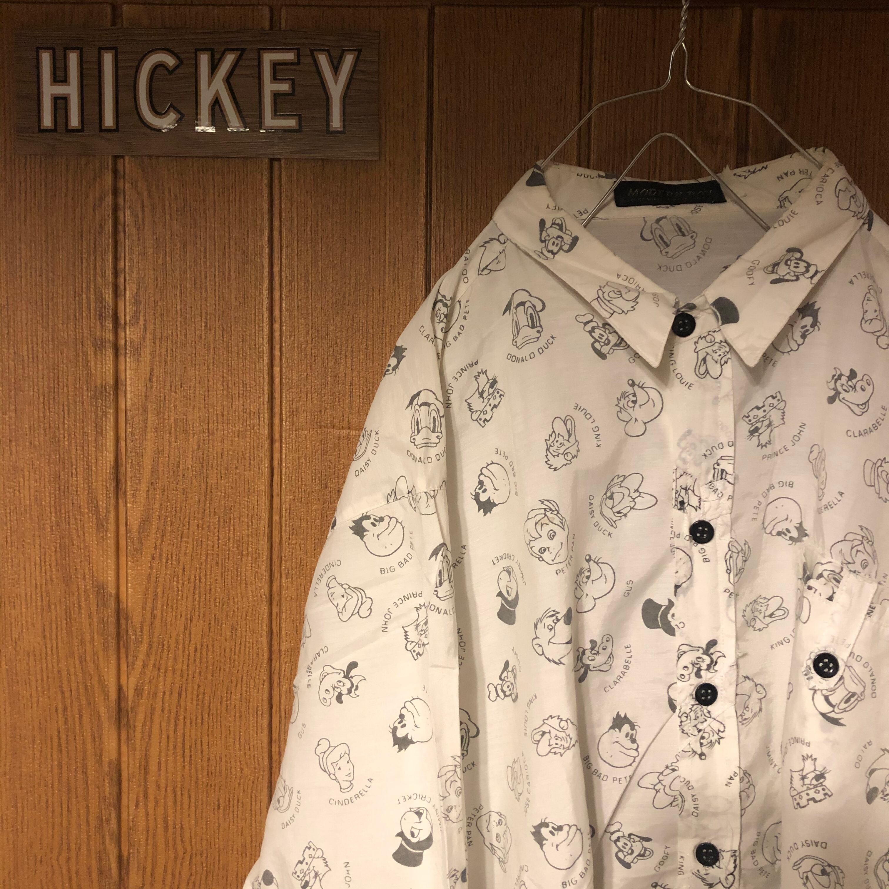 最大68%OFFクーポン 90s POPPINS Disney 総柄シャツ パジャマ econet.bi