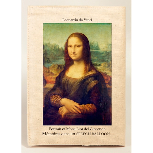 レオナルド・ダ・ヴィンチ Leonardo da Vinciのスピーチバルーンブックカバー　