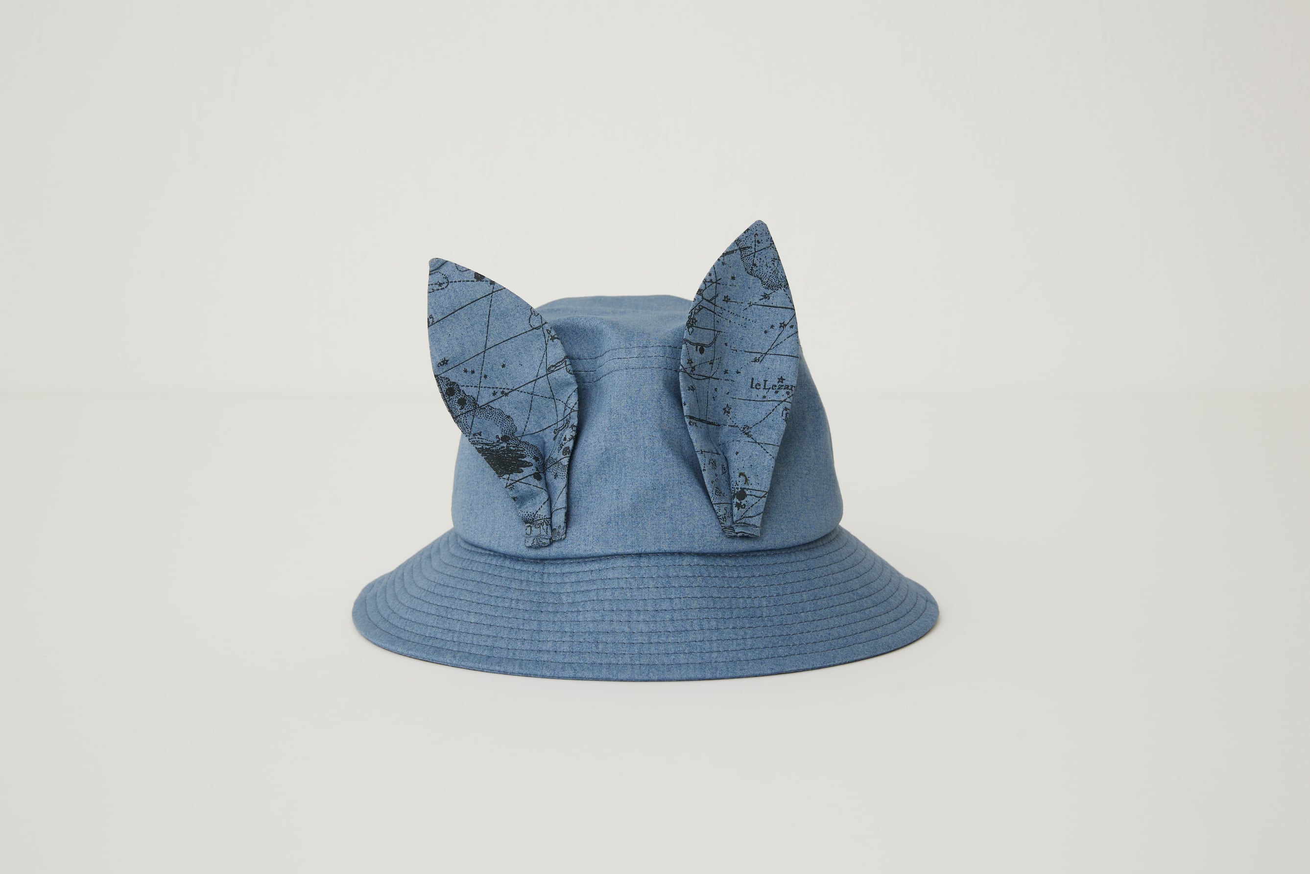 【24SS】eLfinFolk(エルフィンフォルク)Noctua Beast Bucket Hat blue 52cm /54cm