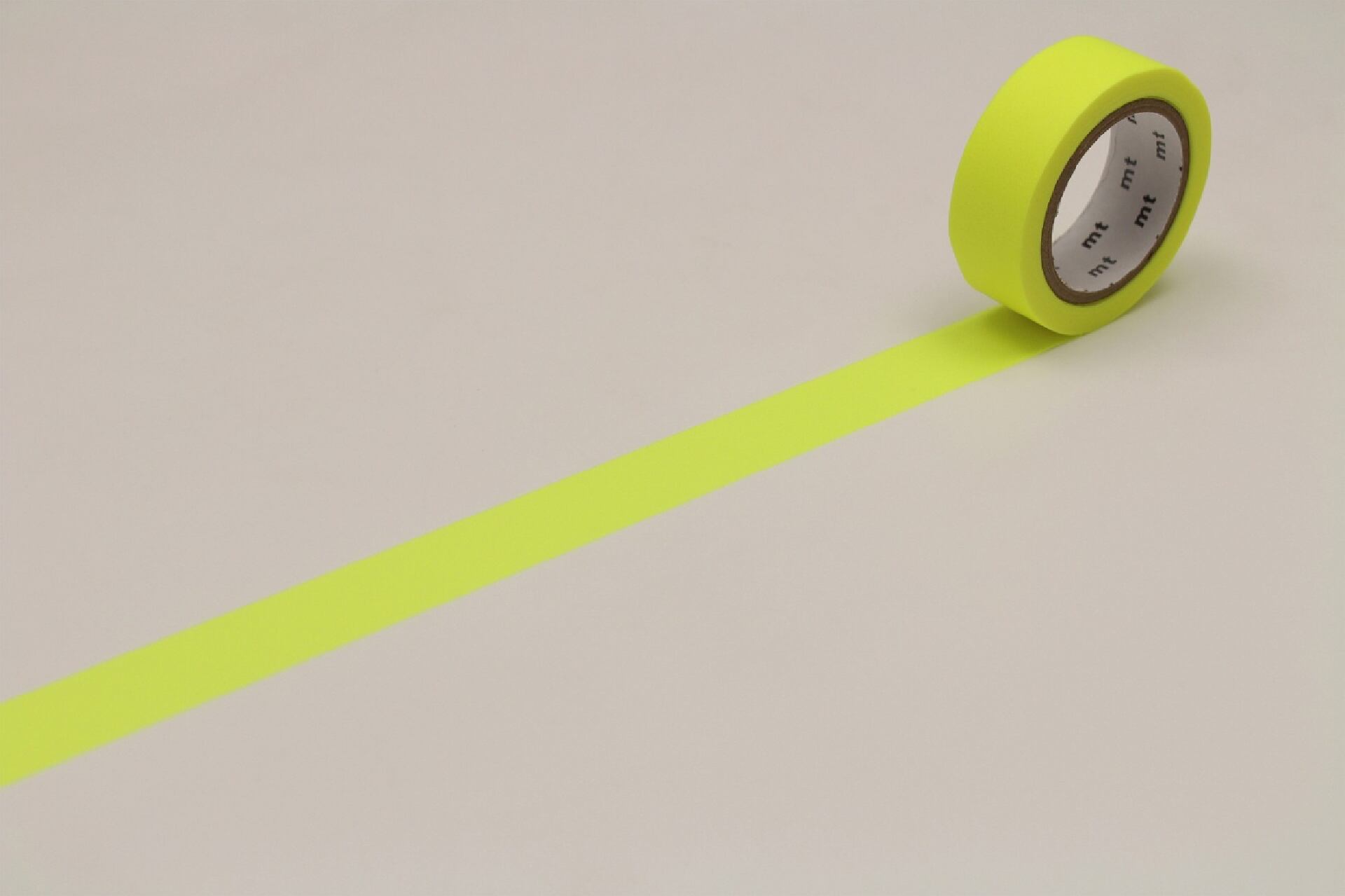 mt basic ショッキングイエロー 15mmマステ MT01