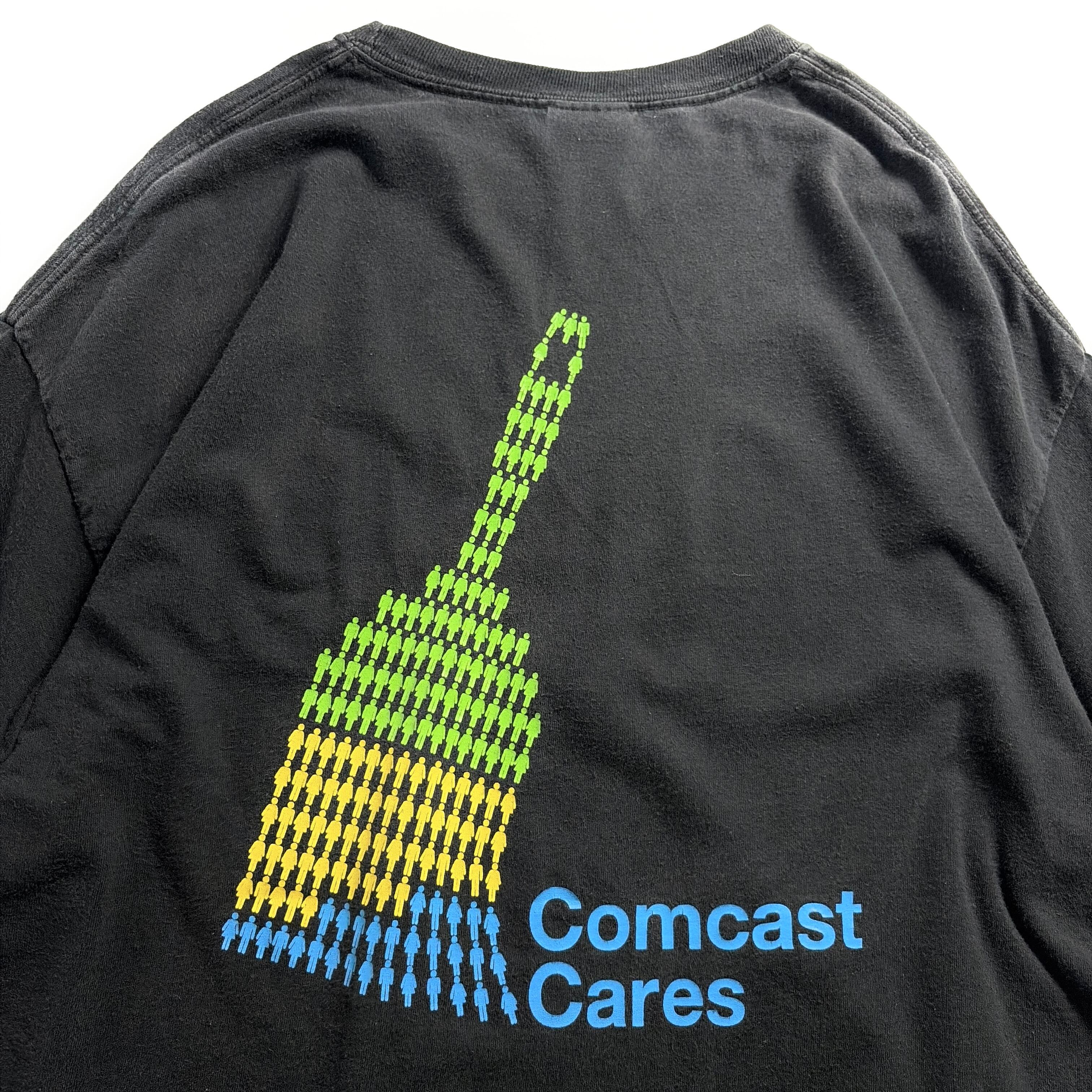 00s Comcast Cares Corporate T-Shirt