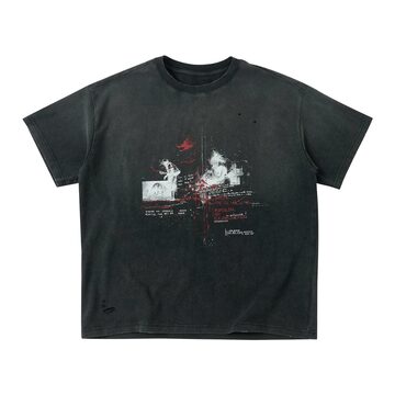 M】【90年代】 NIKE ナイキ プリントTシャツ 半袖Tシャツ グレーT 