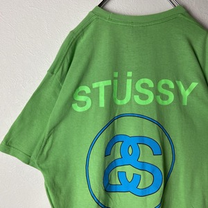 STUSSY multi logo T-shirt size M 配送A