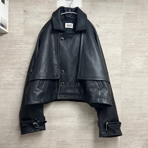 NotE レザーCONTRAST OVER TRENCH | ochge.org