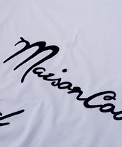 Maison COOLAエンブロイダリールーズTシャツ (WHITE)　CQ-44062