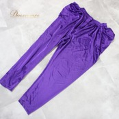 社交ダンス 衣装 スタンダード ボトムス ズボン パンツ レッスンウェア レディース パープル系 Fashionα ファッション アルファ 紫 無地 光沢感 練習着 フォーマル パープル系ボトムス 光沢パンツ サテン風 ウエスト調整可 ファスナー付き ストレートシルエット レッスンウェア下 ラテン兼用 きれいめ 光沢生地 滑らか 伸縮性あり 動きやすい ダンス練習 衣装練習 舞台映え フォーマルルック ステージ衣装 カラーズボン レディースL Lサイズ ポリエステルボトムス エレガント 大人紫