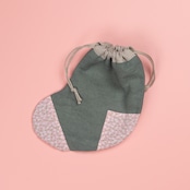 < saupoudrer > リネンのくつした巾着袋