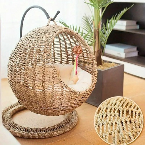 ペットキャットケージ 丸型 スクラッチ 耐性 キャットハンモック