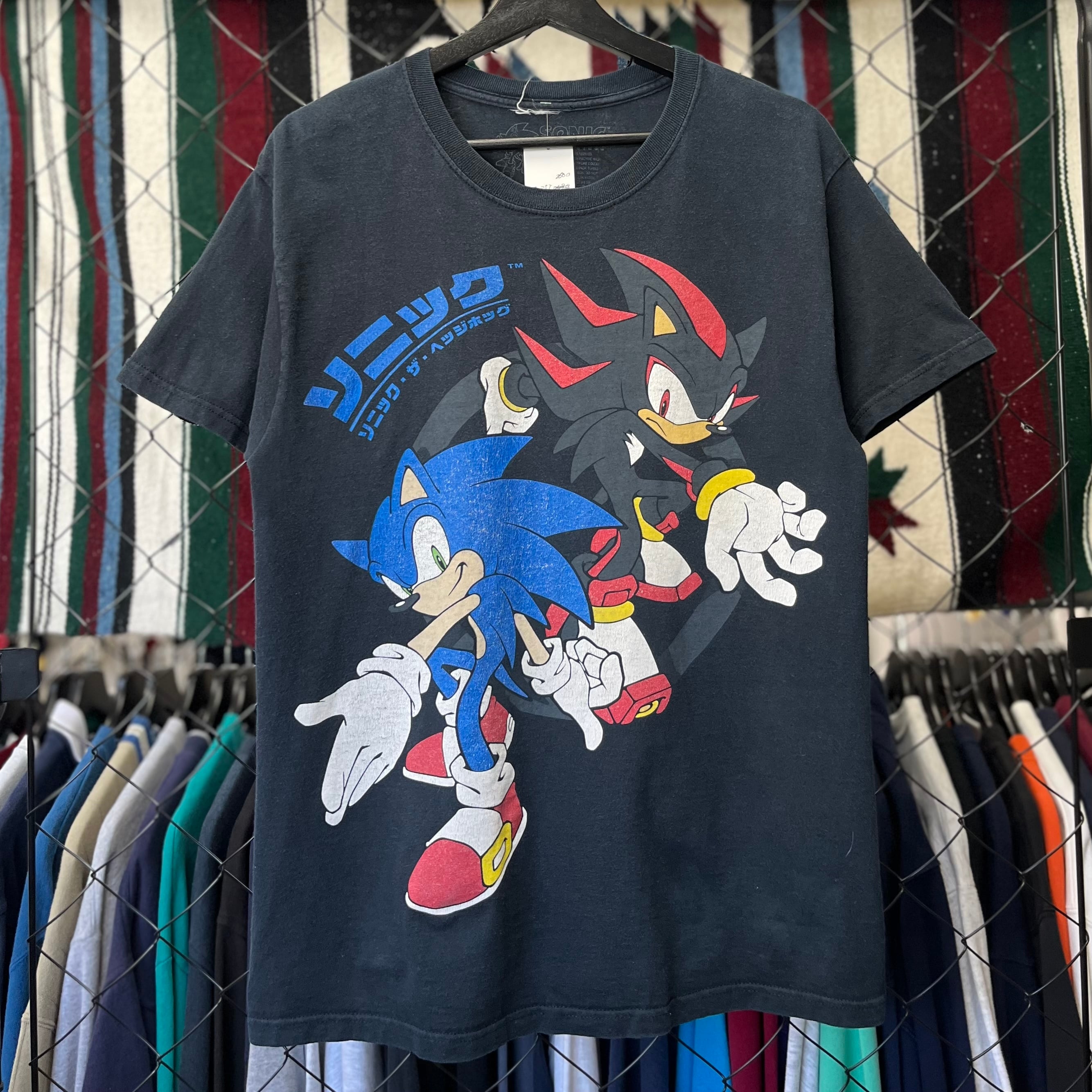 SONIC THE HEDGEHOG ソニック&シャドウ デザインTシャツ ビックプリント キャラクター系 M 古着 古着屋 埼玉 ストリート  オンライン 通販 | 古着屋buyer’s -vintage store-