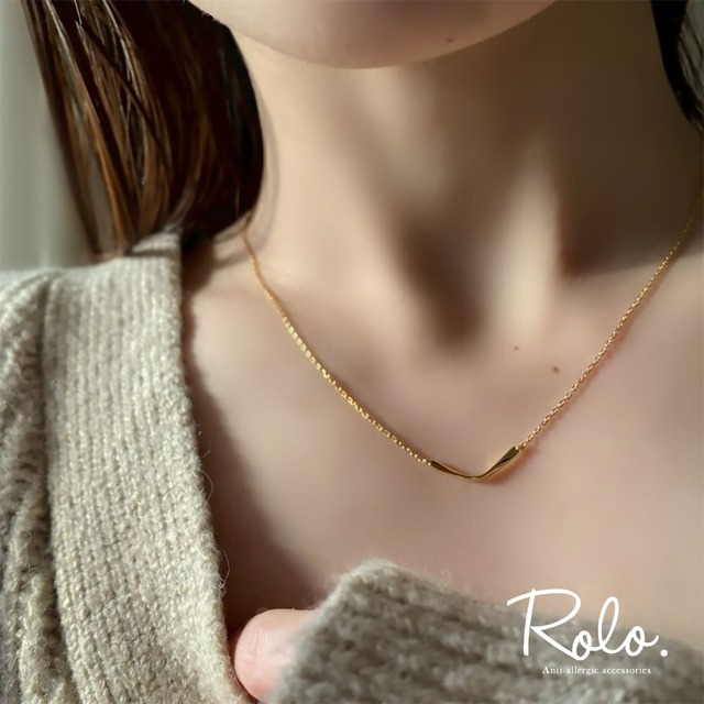 ニュアンスVカーブネックレス SV925