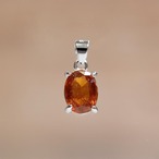 オレンジカイヤナイト・ペンダントトップ☆silver925