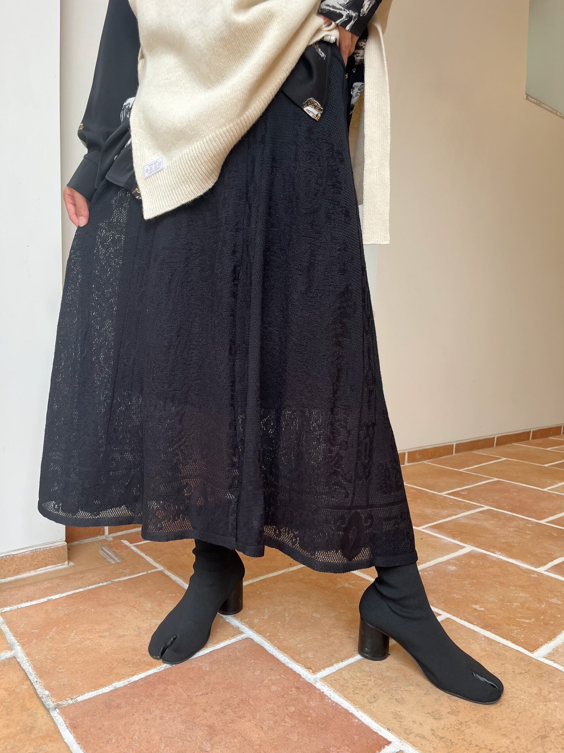 B.MARIA［3SET］Print Shirts × Knit gilet × skirt | MARIA powered by BASE